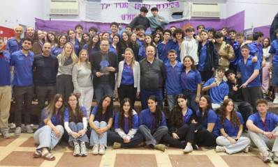 שנת ה-100 לתנועת 'הנוער העובד והלומד' בגבעתיים. צילום קבוצתי