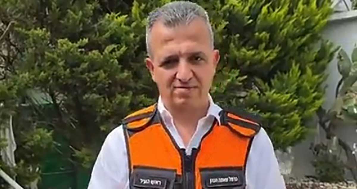 ראש העיר בזירת הנפילה ברמת גן 15.3