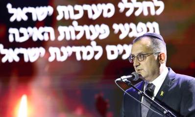 רן קוניק בטקס יום הזיכרון לחללי מערכות ישראל ונפגעי פעולות האיבה