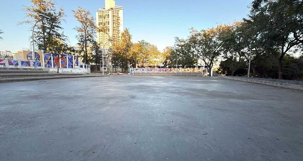 מתחם ההחלקה בגן רבקה