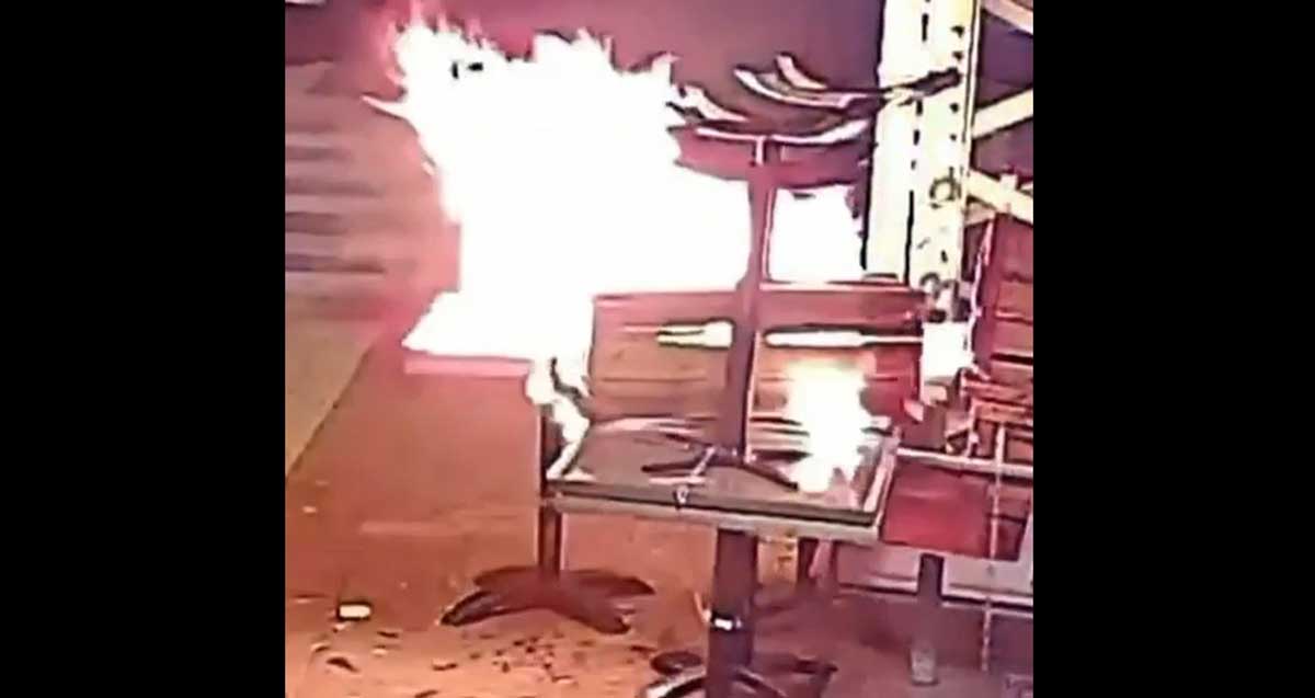 הצתת בית קפה בנדיטה ברמת גן