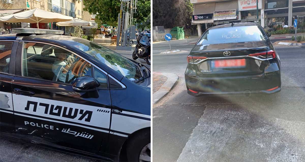 שוטר בניידת שלכאורה דחפה רוכבת קורקינט מהדרך