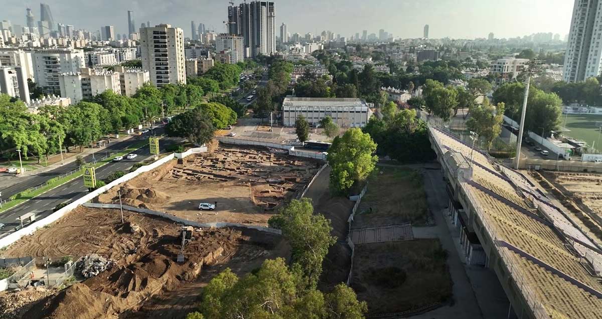 תגלית החפירות באצטדיון וינטר ברמת גן