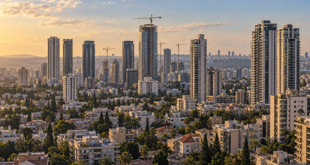 מגדלי מגורים ובנייה חדשה ברמת גן וגבעתיים