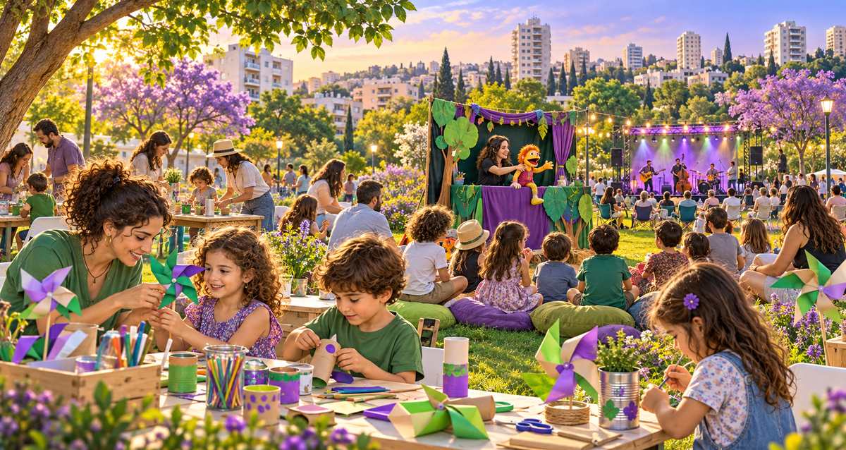איור להמחשה של יצירה לילדים, תיאטרון ומוזיקה ברמת גן ובגבעתיים